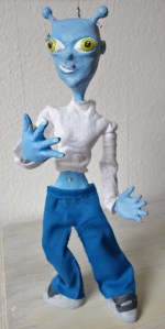 Technoschnegge tanzt