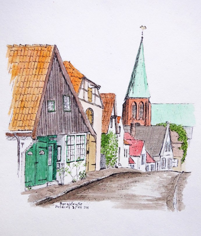 Burgstraße Meldorf, Dithmarschen