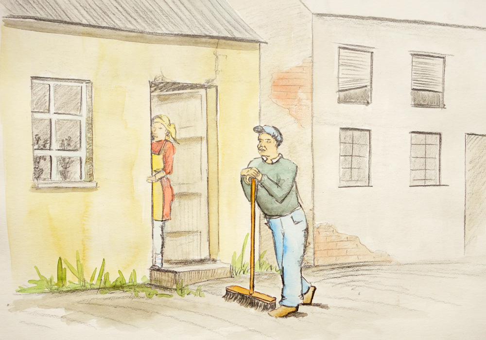 Village talk, Kyrgyzstan