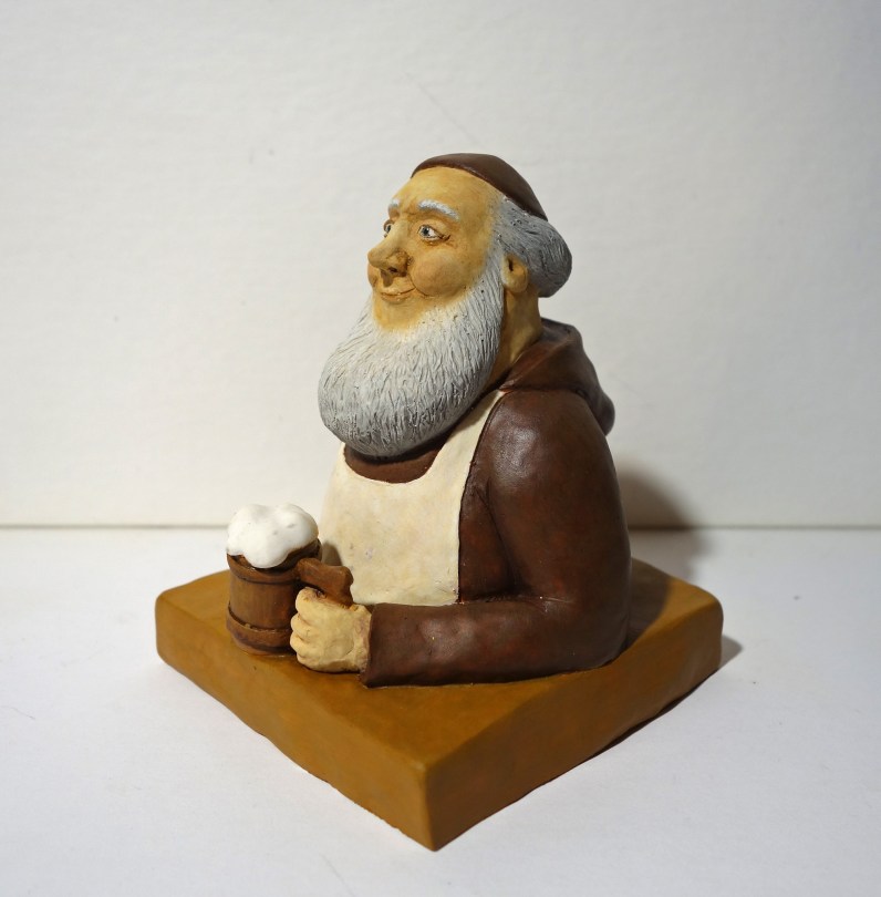 "Brewmaster" Figur, Keramikguss, Höhe ca. 20cm